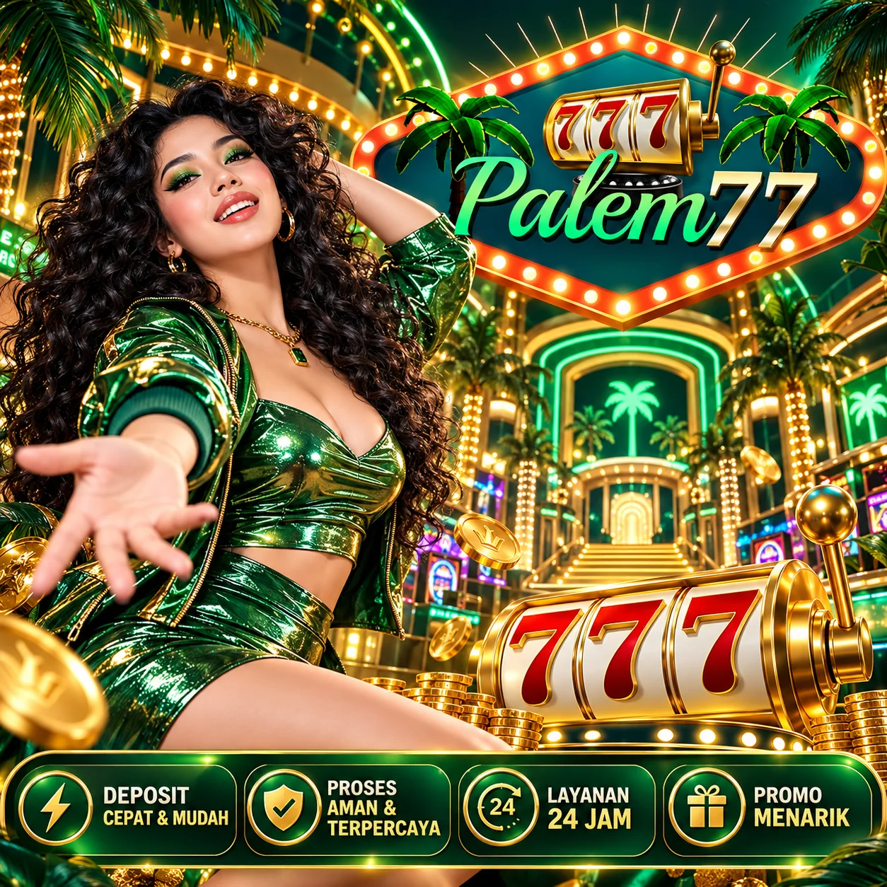 Banner PALEM77 CHEAT bertema hiburan digital untuk beranda